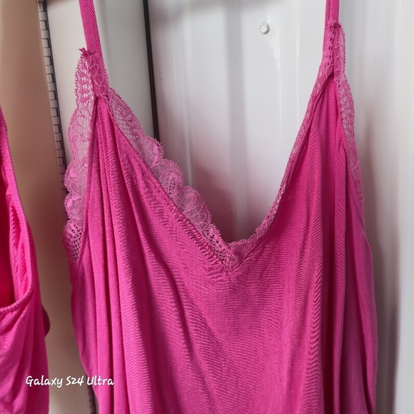 Victoria's Secret Pink Satin Pajama Set - Picture 5 of 13